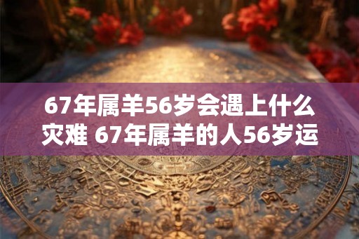 67年属羊56岁会遇上什么灾难 67年属羊的人56岁运势怎么样