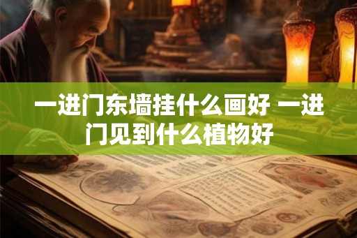 一进门东墙挂什么画好 一进门见到什么植物好