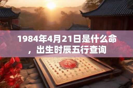 1984年4月21日是什么命，出生时辰五行查询