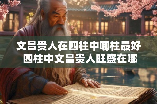 文昌贵人在四柱中哪柱最好 四柱中文昌贵人旺盛在哪柱