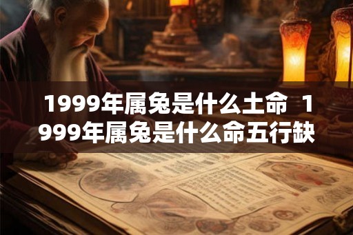 1999年属兔是什么土命  1999年属兔是什么命五行缺什么