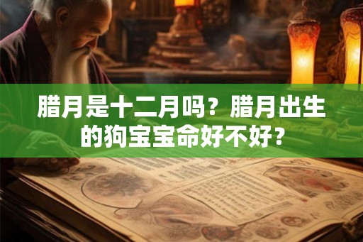 腊月是十二月吗？腊月出生的狗宝宝命好不好？