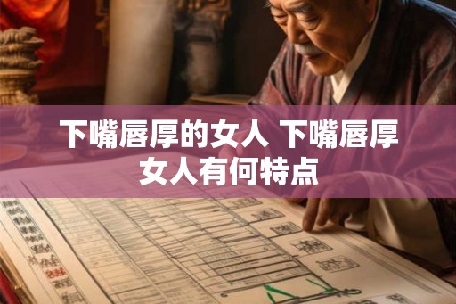 下嘴唇厚的女人 下嘴唇厚女人有何特点 下嘴唇厚的女人 下嘴唇厚女人有何特点