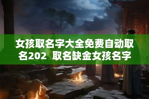 女孩取名字大全免费自动取名202  取名缺金女孩名字