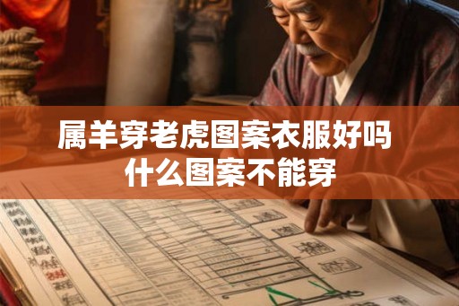属羊穿老虎图案衣服好吗 什么图案不能穿