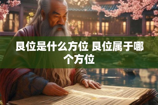艮位是什么方位 艮位属于哪个方位