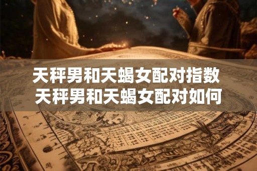 天秤男和天蝎女配对指数 天秤男和天蝎女配对如何