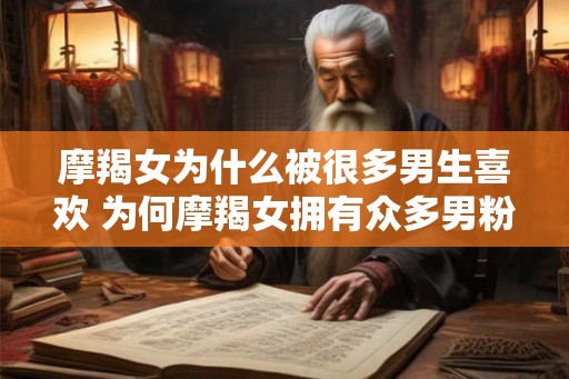 摩羯女为什么被很多男生喜欢 为何摩羯女拥有众多男粉