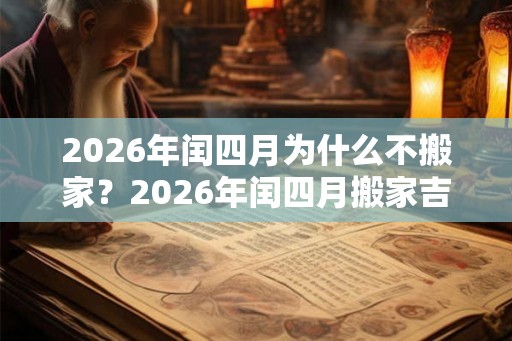 2026年闰四月为什么不搬家？2026年闰四月搬家吉日查询！