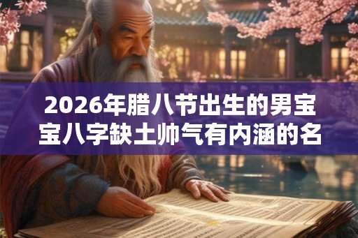 2026年腊八节出生的男宝宝八字缺土帅气有内涵的名字 2026年腊八节出生的男宝宝八字缺土帅气有内涵的名字