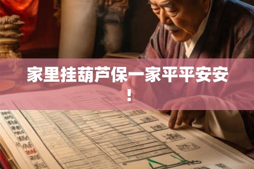 家里挂葫芦保一家平平安安! 家里挂葫芦保一家平平安安!