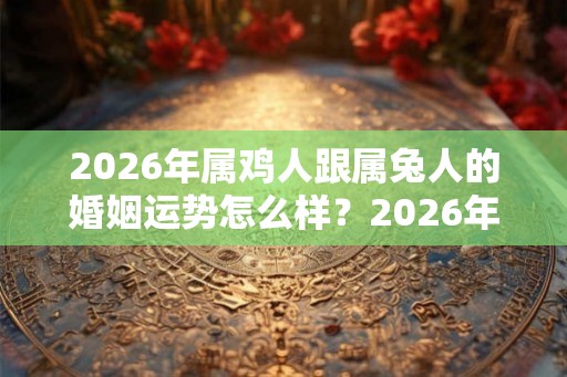 2026年属鸡人跟属兔人的婚姻运势怎么样？2026年属鸡人感情运势好吗？