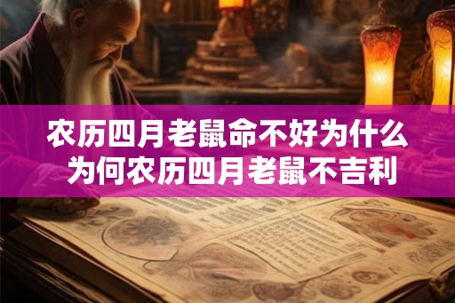 农历四月老鼠命不好为什么 为何农历四月老鼠不吉利