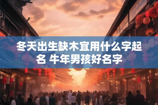 冬天出生缺木宜用什么字起名 牛年男孩好名字 冬天出生缺木宜用什么字起名 牛年男孩好名字