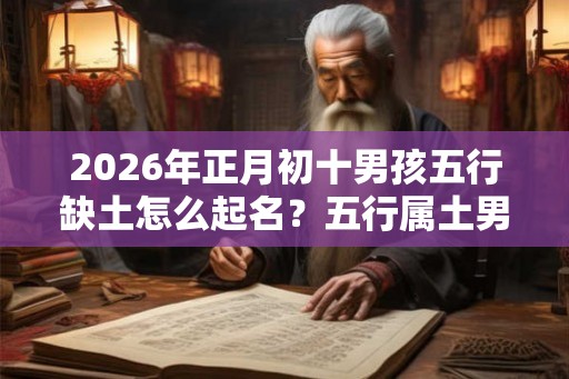 2026年正月初十男孩五行缺土怎么起名？五行属土男孩名字推荐