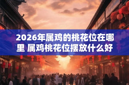 2026年属鸡的桃花位在哪里 属鸡桃花位摆放什么好