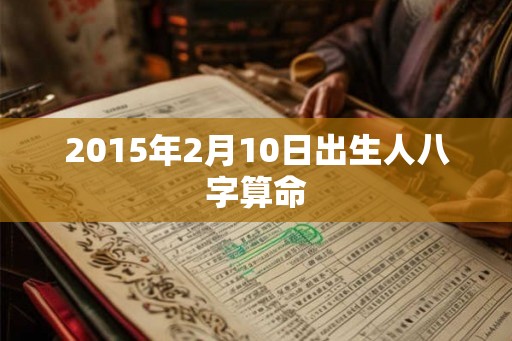2015年2月10日出生人八字算命 2015年2月10日出生人八字算命
