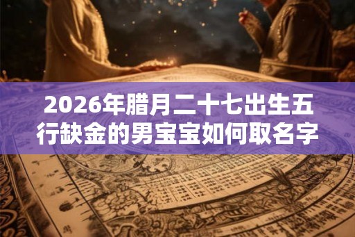 2026年腊月二十七出生五行缺金的男宝宝如何取名字