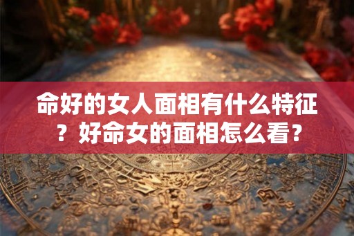 命好的女人面相有什么特征？好命女的面相怎么看？