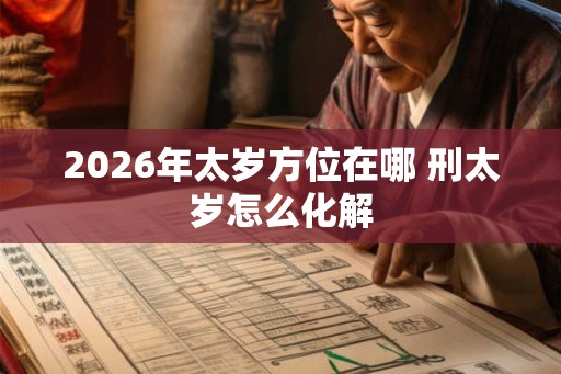 2026年太岁方位在哪 刑太岁怎么化解
