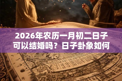 2026年农历一月初二日子可以结婚吗？日子卦象如何？