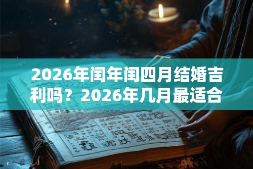 2026年闰年闰四月结婚吉利吗？2026年几月最适合结婚？