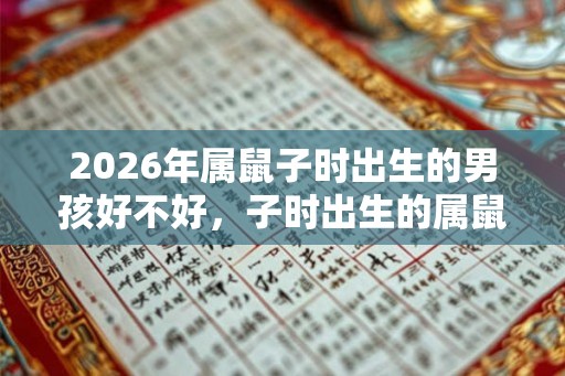 2026年属鼠子时出生的男孩好不好，子时出生的属鼠人是什么命？