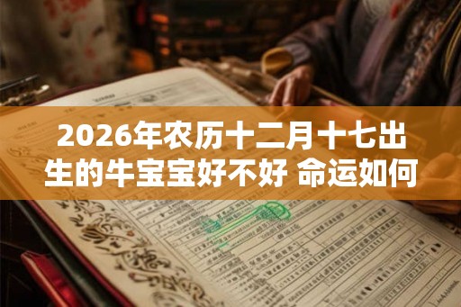 2026年农历十二月十七出生的牛宝宝好不好 命运如何 2026年农历十二月十七出生的牛宝宝好不好 命运如何