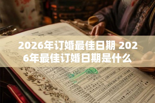 2026年订婚最佳日期 2026年最佳订婚日期是什么