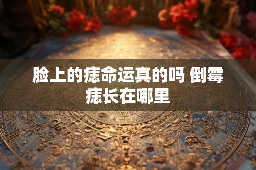 脸上的痣命运真的吗 倒霉痣长在哪里