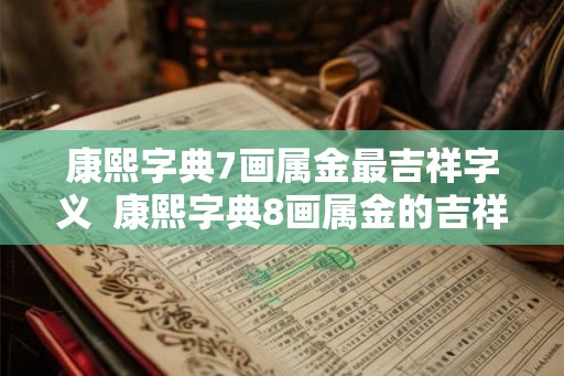 康熙字典7画属金最吉祥字义  康熙字典8画属金的吉祥字