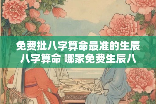 免费批八字算命最准的生辰八字算命 哪家免费生辰八字算命最准 免费批八字算命最准的生辰八字算命 哪家免费生辰八字算命最准