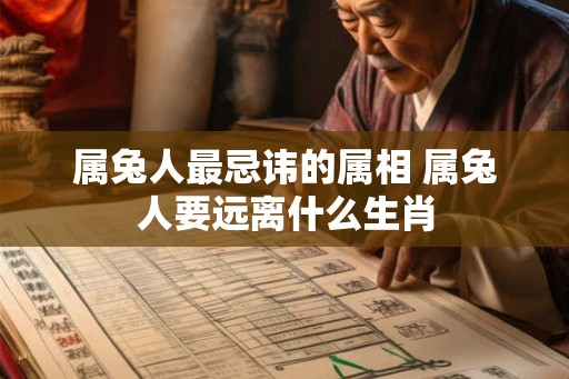 属兔人最忌讳的属相 属兔人要远离什么生肖