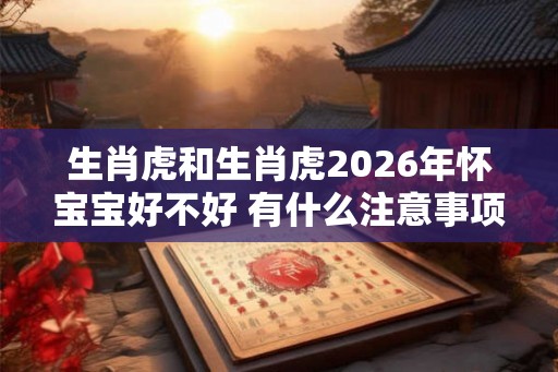 生肖虎和生肖虎2026年怀宝宝好不好 有什么注意事项 生肖虎和生肖虎2026年怀宝宝好不好 有什么注意事项