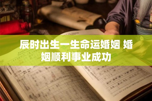 辰时出生一生命运婚姻 婚姻顺利事业成功 辰时出生一生命运婚姻 婚姻顺利事业成功