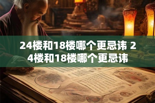 24楼和18楼哪个更忌讳 24楼和18楼哪个更忌讳