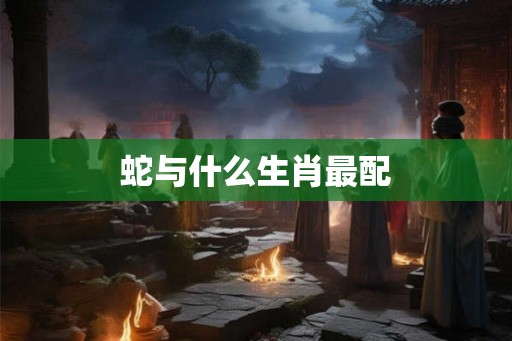 蛇与什么生肖最配