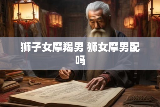狮子女摩羯男 狮女摩男配吗 狮子女摩羯男 狮女摩男配吗