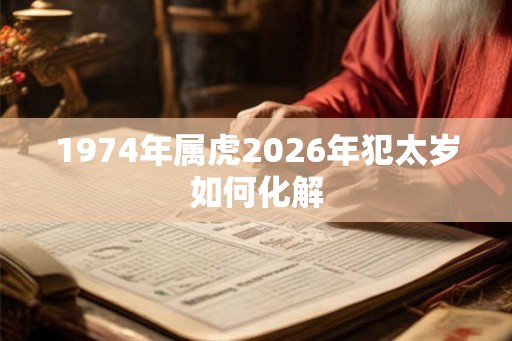 1974年属虎2026年犯太岁如何化解 1974年属虎2026年犯太岁如何化解