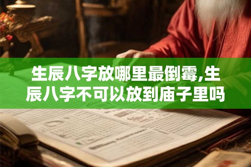 生辰八字放哪里最倒霉,生辰八字不可以放到庙子里吗