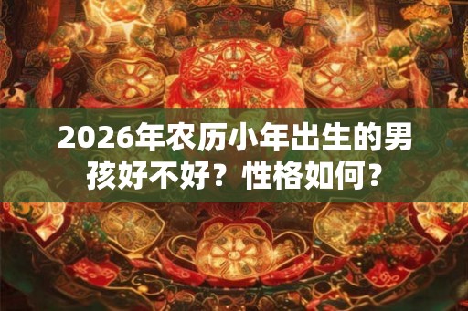 2026年农历小年出生的男孩好不好？性格如何？