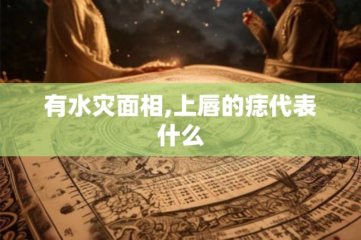 有水灾面相,上唇的痣代表什么
