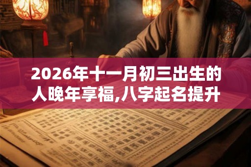 2026年十一月初三出生的人晚年享福,八字起名提升运势 2026年十一月初三出生的人晚年享福,八字起名提升运势