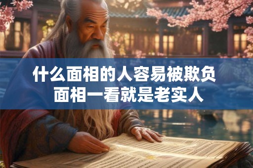 什么面相的人容易被欺负 面相一看就是老实人 什么面相的人容易被欺负 面相一看就是老实人