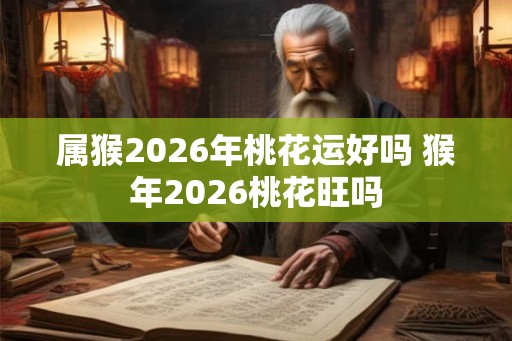 属猴2026年桃花运好吗 猴年2026桃花旺吗