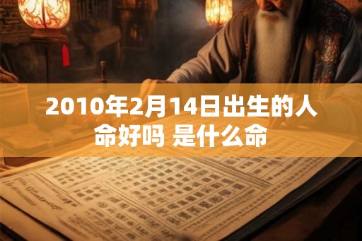 2010年2月14日出生的人命好吗 是什么命