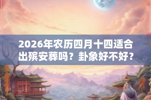 2026年农历四月十四适合出殡安葬吗？卦象好不好？