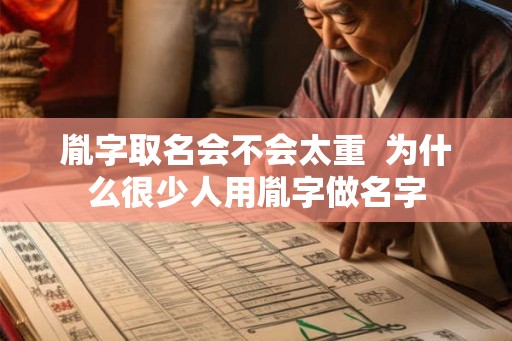 胤字取名会不会太重  为什么很少人用胤字做名字