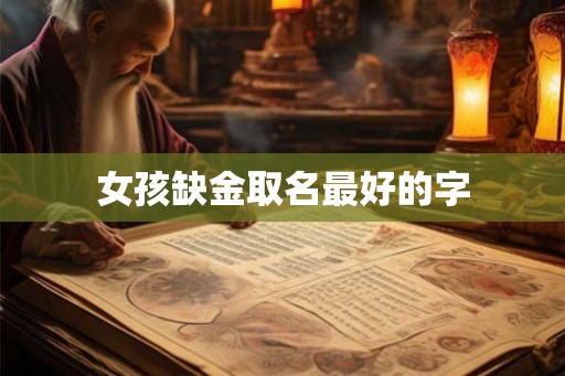 女孩缺金取名最好的字