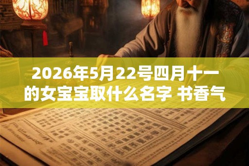 2026年5月22号四月十一的女宝宝取什么名字 书香气质 2026年5月22号四月十一的女宝宝取什么名字 书香气质